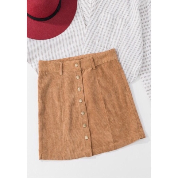 LAST: Medium Corduroy Mini Skirt - Picture 2 of 2